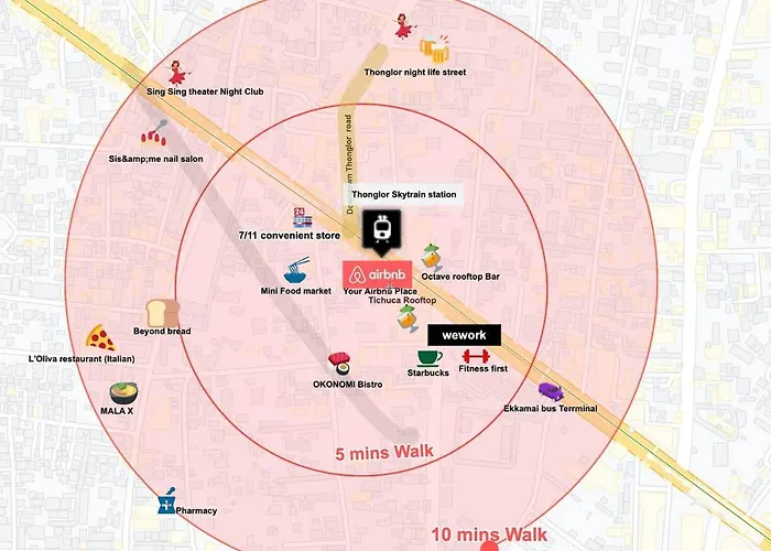 Thonglor Bts 1-min Walk Easy Check-in Laundromat * Banguecoque
